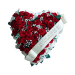 Vénus - Coeur de roses rouges